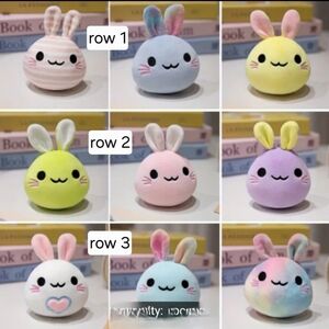 Cute Plush Bunny Toy Set - Multicolor Choose Your 3